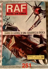 Fumetto RAF Royal Air Force N.3 1973 Diario guerra