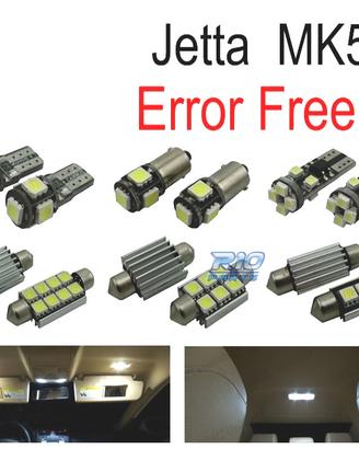 KIT 17 LAMPADE LED INTERNE PER VOLKSWAGEN VW JETTA