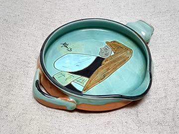 Piatto Ceramica Sarda Manis Oristano
