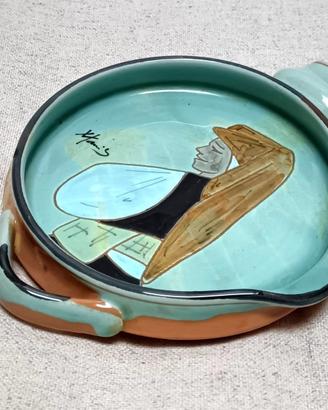 Piatto Ceramica Sarda Manis Oristano