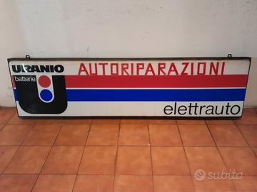 insegna luminosa batteria Uranio 