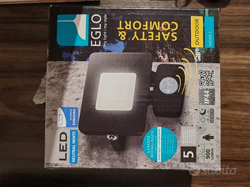 eglo led da esterno ip44 900 lumen