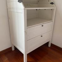 SUNDVIK Cassettiera/fasciatoio, bianco