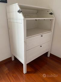 SUNDVIK Cassettiera/fasciatoio, bianco