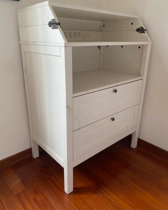 SUNDVIK Cassettiera/fasciatoio, bianco