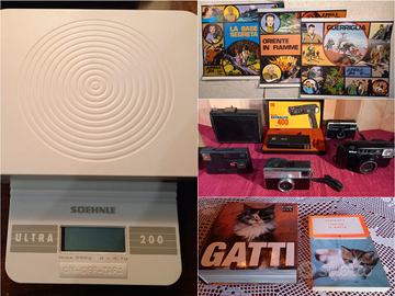 Anni 60:Bilancia Macchine Kodak Libri sul gatto