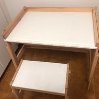 Scrivania (Modelo Flesit Ikea)in legno per bambini
