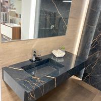 NUOVO Mobile Bagno Moderno Sospeso top lavabo gres