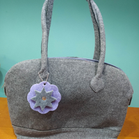 Borsa feltro grigia