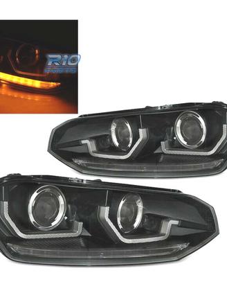 FARI VOLKSWAGEN VW POLO 6 2G 17- DINAMICI LED FOND