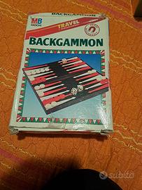 Gioco backgammon da viaggio