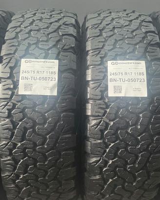 4 Pneumatici 245/75 R17 Bf Goodrich All Terrain T/