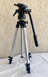 TREPPIEDE MANFROTTO 290 + TESTA 136