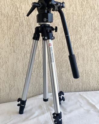 TREPPIEDE MANFROTTO 290 + TESTA 136