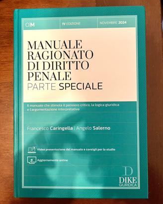 Manuale ragionato parte speciale penale Caringella