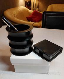 Set Scrivania Executive - Portapenne in Legno e Po