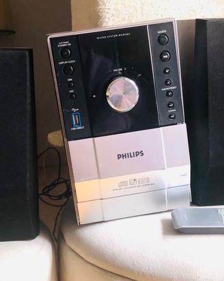 Impianto stereo cd e cassette Philips