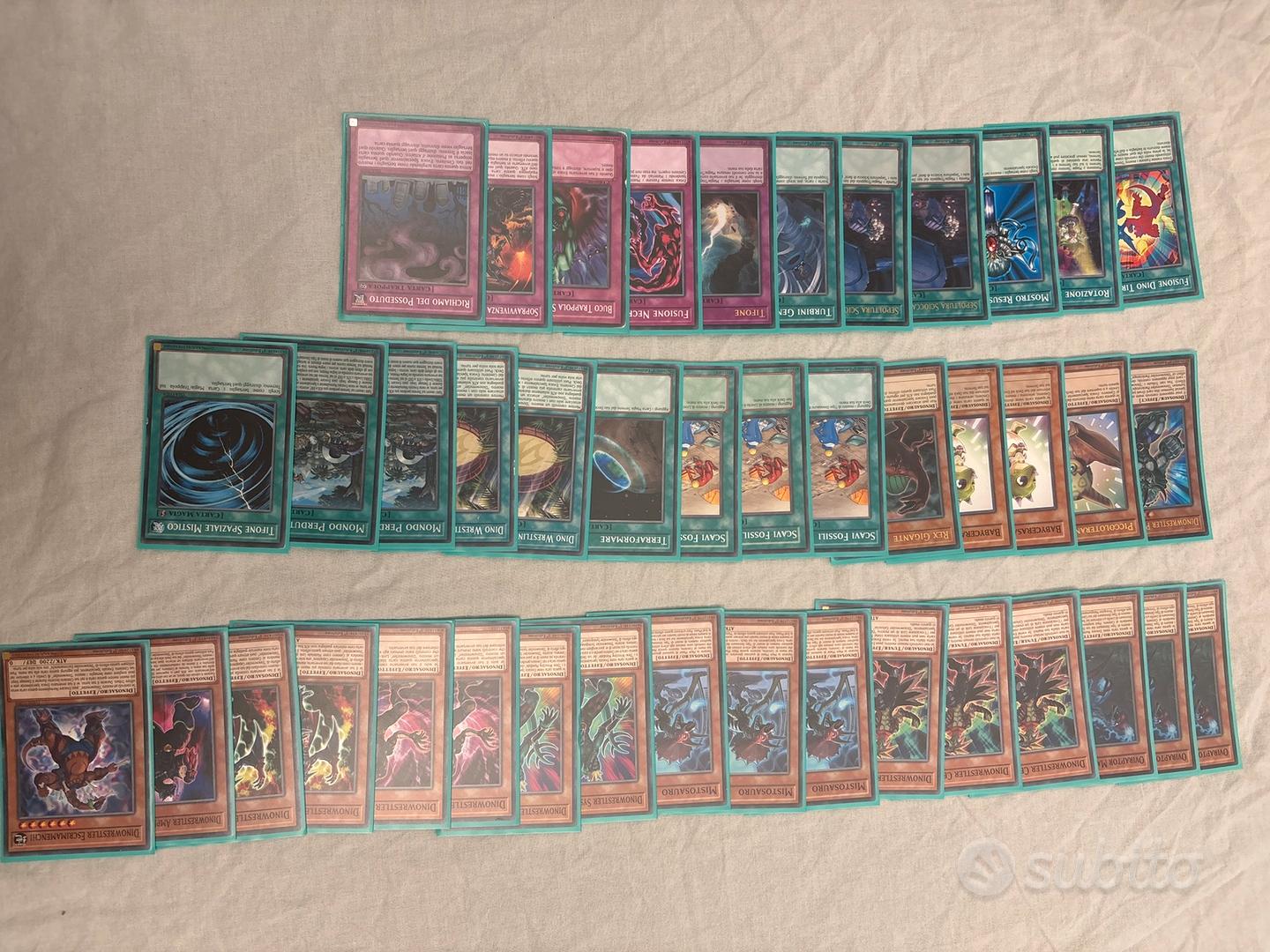YuGiOh deck Dinowrestler completo - Collezionismo In vendita a Milano