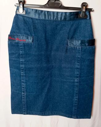 gonna Jeans laura Biagiotti vintage denim blu tg 2