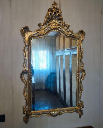 Specchiera artigianale in stile veneziano