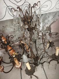 5 lampadari funzionanti in blocco