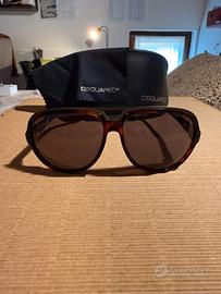 Occhiali da sole Dsquared2 aviator + custodia
