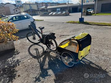 rimorchio  per bici di qualità 