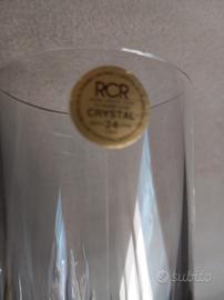 6 calici cristallo RCR