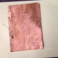 Documento antico. Del1794
