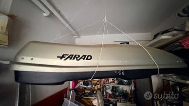 BAULE TORPEDO  FARAD 400 LITRI GRIGIO METALLIZZATO