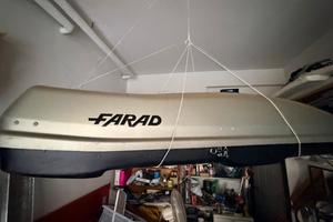BAULE TORPEDO  FARAD 400 LITRI GRIGIO METALLIZZATO