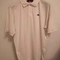 Polo uomo manica corta Robe di Kappa bianca tg L