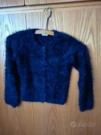 Cardigan blu notte  BluKids tag. 3 - 4 anni nuovo