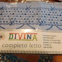 Lenzuola matrimoniali completo Divina