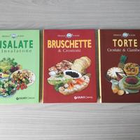 3 Libri Insalate - Bruschette - Torte
