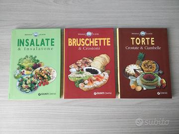 3 Libri Insalate - Bruschette - Torte