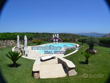 PALAU - CAPO D'ORSO - VILLA SINGOLA VISTA MARE CON