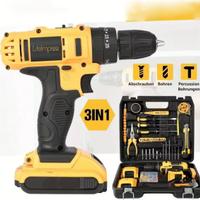 Avvitatore Trapano potente 2 batterie set valigia