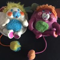 Coppia di popples mini pocket anni 80