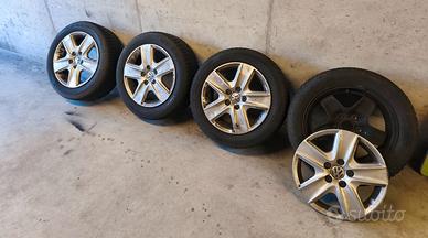4 cerchi in ferro da 16 originali VW GOLF