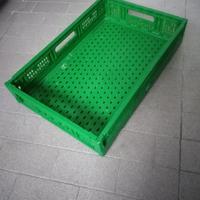 Cassetta per alimenti pieghevole impilare