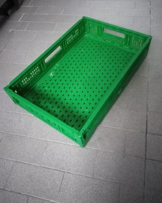 Cassetta per alimenti pieghevole impilare