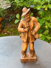 Statuetta in legno 33cm ca