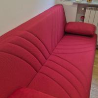 Divano letto una piazza e mezza col. rosso