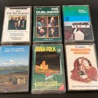 Musicassette musica irlandese e cornamuse scozzesi