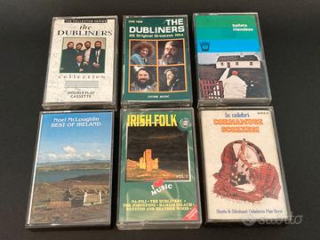 Musicassette musica irlandese e cornamuse scozzesi