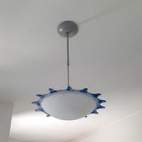 Lampadario Vetro a Fiore/Sole