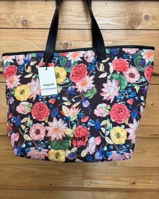 Borsa Desigual a fiori