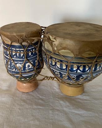 Bonghi percussioni originali marocchine