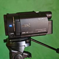Videocamera Sony 4K FDR-AX33 + Cavalletto Sony VCT